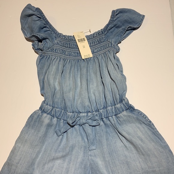 Cloth & Stone Sweet Chambray Girls  Romper - Picture 7 of 7
